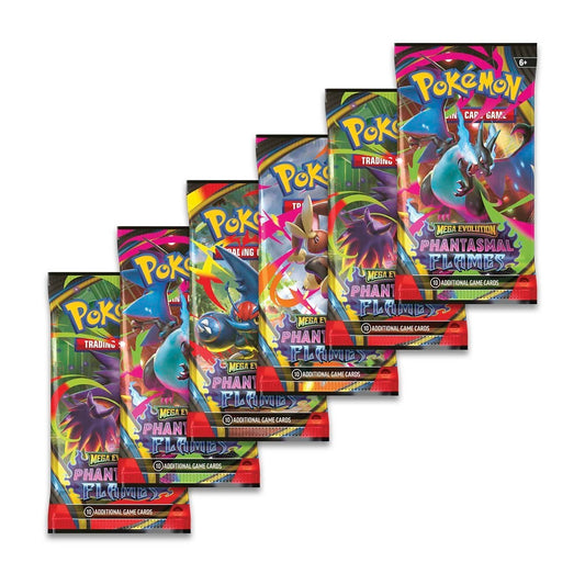 Mega Evolution-Phantasmal Flames Booster Bundle (6 Packs)