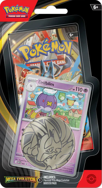 Mega Evolution Checklane Blister Booster Pack