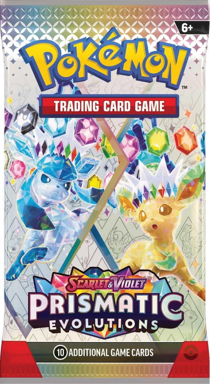 Scarlet and Violet Prismatic Evolutions English Pokémon Booster Pack – Factory Sealed UK Stock