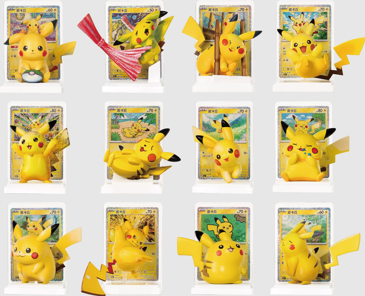 Pokémon 30th Anniversary Dream Painting Figures Vol 4 Pikachu Edition Blind Box