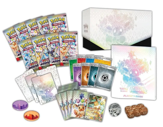 Scarlet and Violet Prismatic Evolutions English Pokémon Elite Trainer Box – Factory Sealed UK Stock