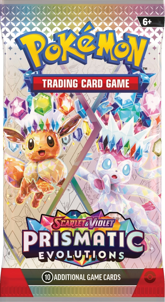 Scarlet and Violet Prismatic Evolutions English Pokémon Booster Pack – Factory Sealed UK Stock