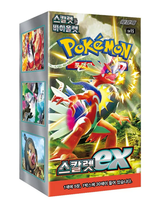 Scarlet ex Korean Pokémon Booster Box – Factory Sealed UK Stock